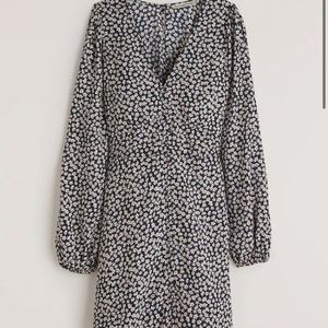 Abercrombie Long Sleeve Button Through Mini Dress
